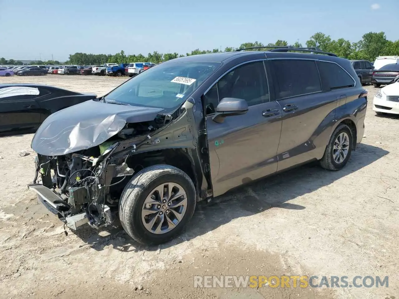 1 Photograph of a damaged car 5TDKRKEC0RS186405 TOYOTA All Models 2024