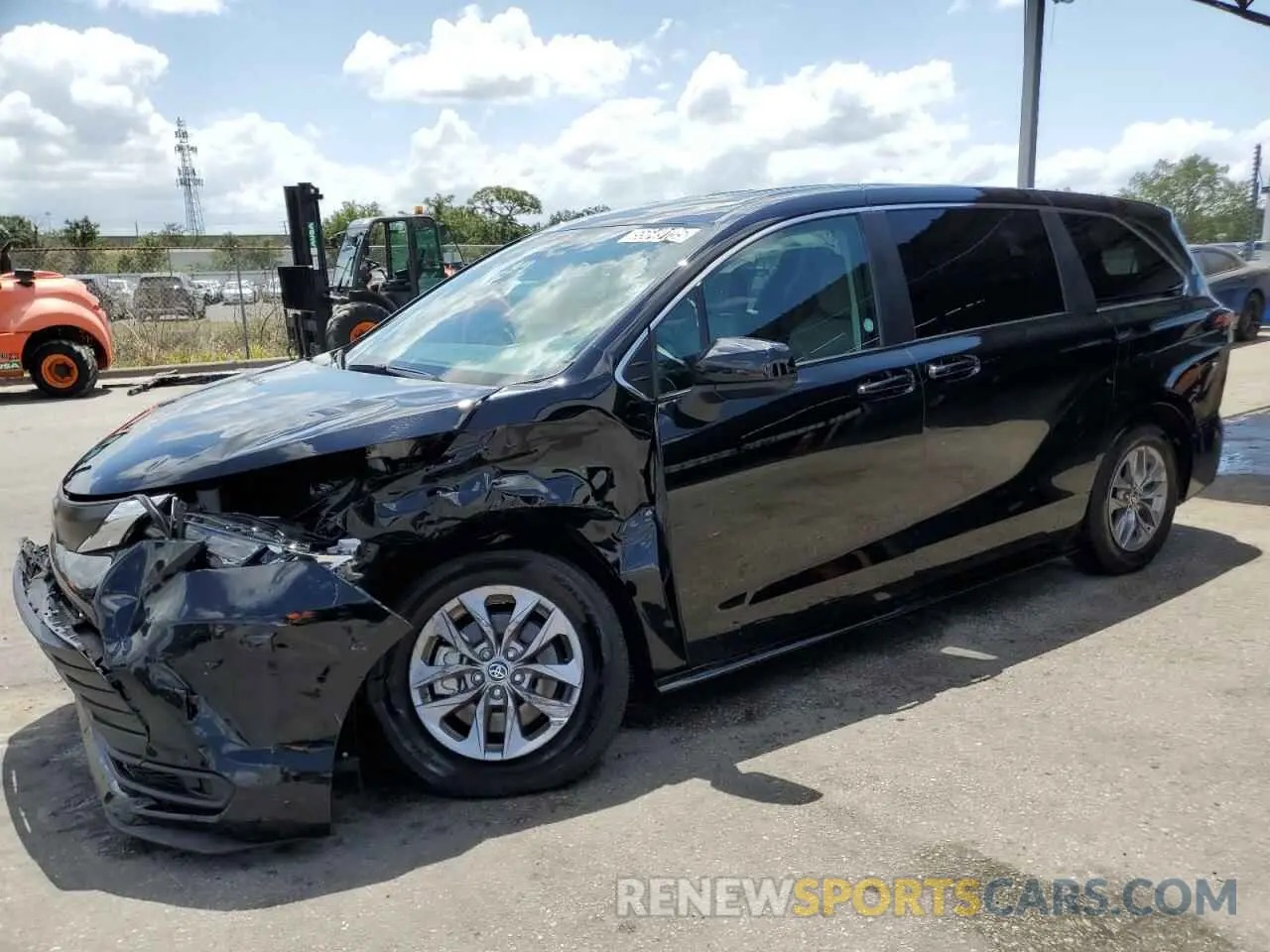 1 Photograph of a damaged car 5TDKRKEC0RS197971 TOYOTA All Models 2024