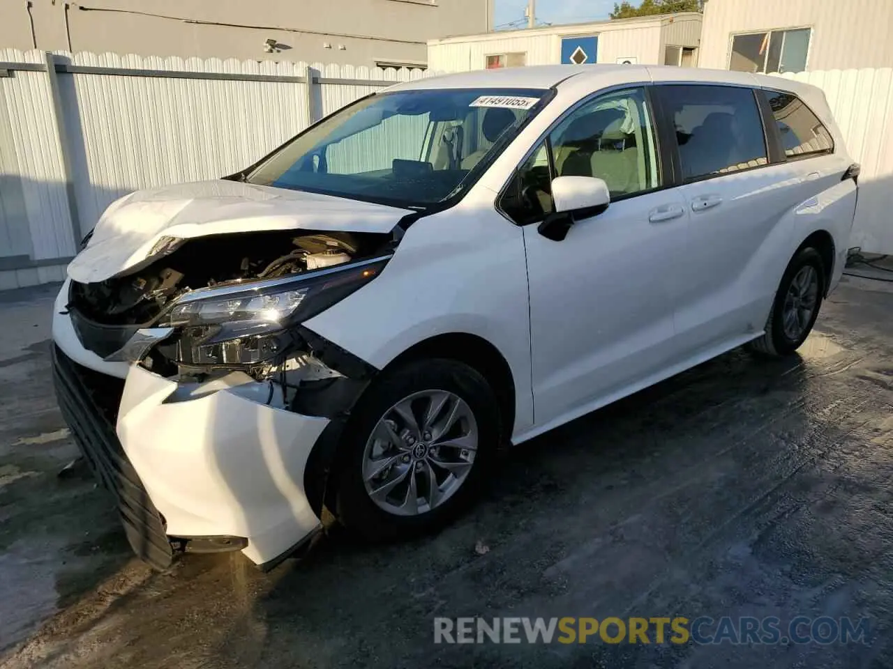 1 Photograph of a damaged car 5TDKRKEC9RS187777 TOYOTA All Models 2024