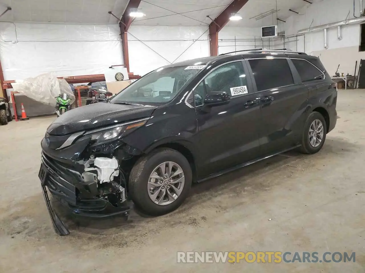 1 Photograph of a damaged car 5TDKSKFC0RS128944 TOYOTA All Models 2024