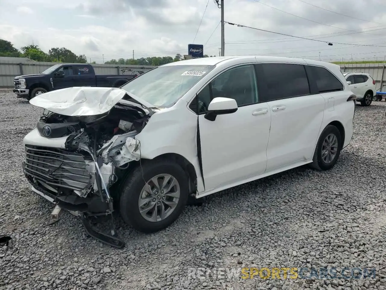 1 Photograph of a damaged car 5TDKSKFC7RS114510 TOYOTA All Models 2024