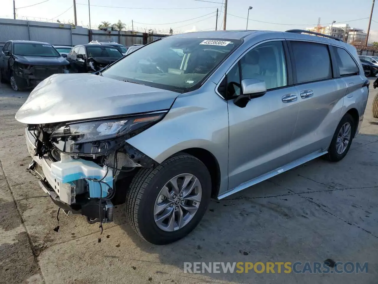 1 Photograph of a damaged car 5TDYRKEC2RS194337 TOYOTA All Models 2024