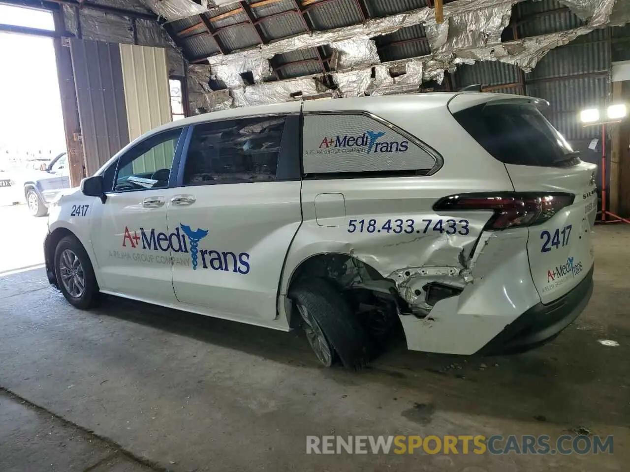 2 Photograph of a damaged car 5TDYRKEC2RS217454 TOYOTA All Models 2024