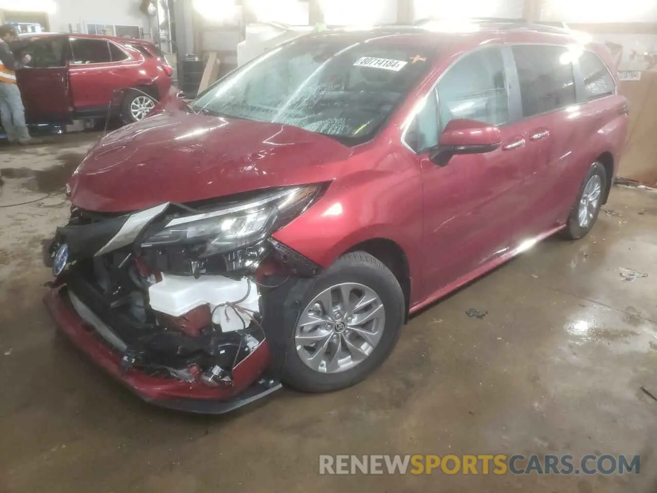 1 Photograph of a damaged car 5TDYSKFC9RS142500 TOYOTA All Models 2024