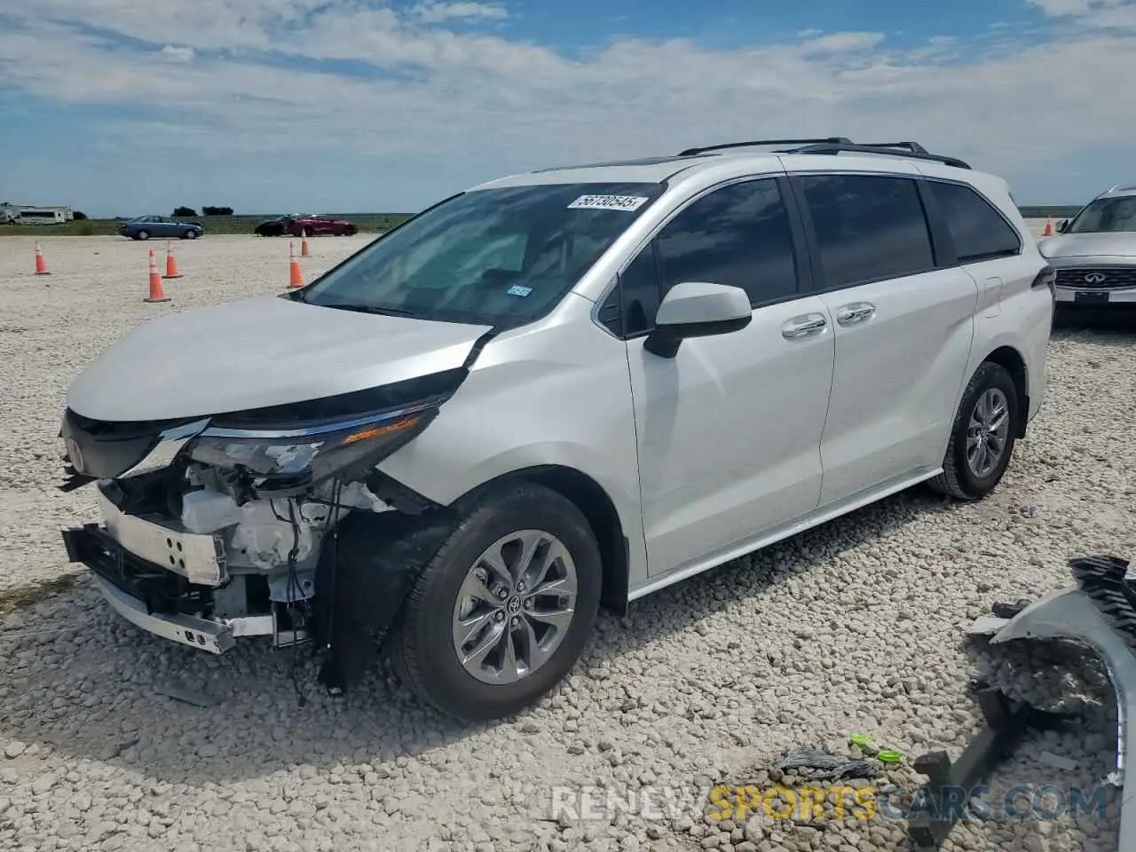 1 Photograph of a damaged car 5TDJRKECXSS245557 TOYOTA All Models 2025