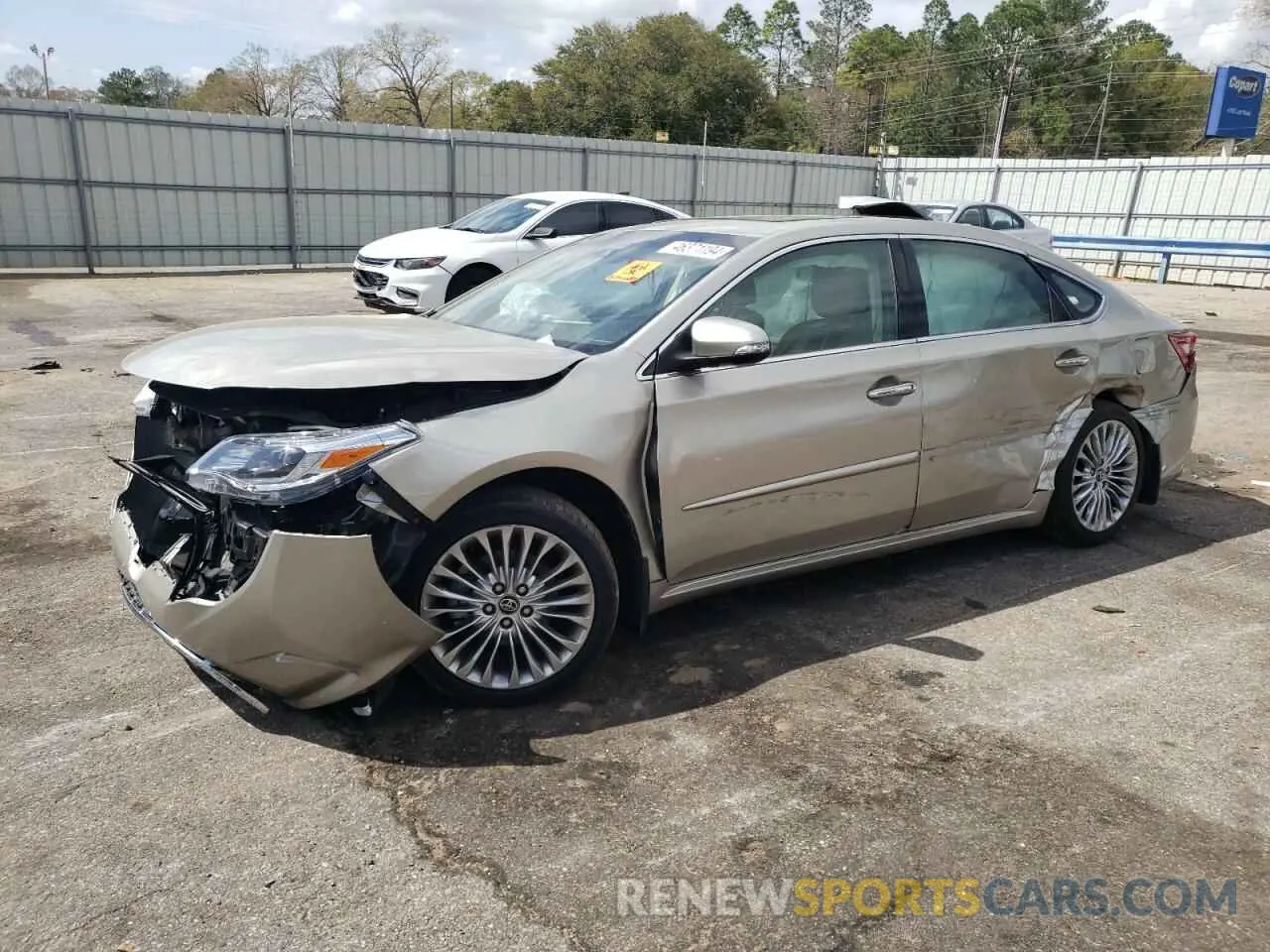 1 Photograph of a damaged car 4T1BK1EB2HU255123 TOYOTA AVALON 2017