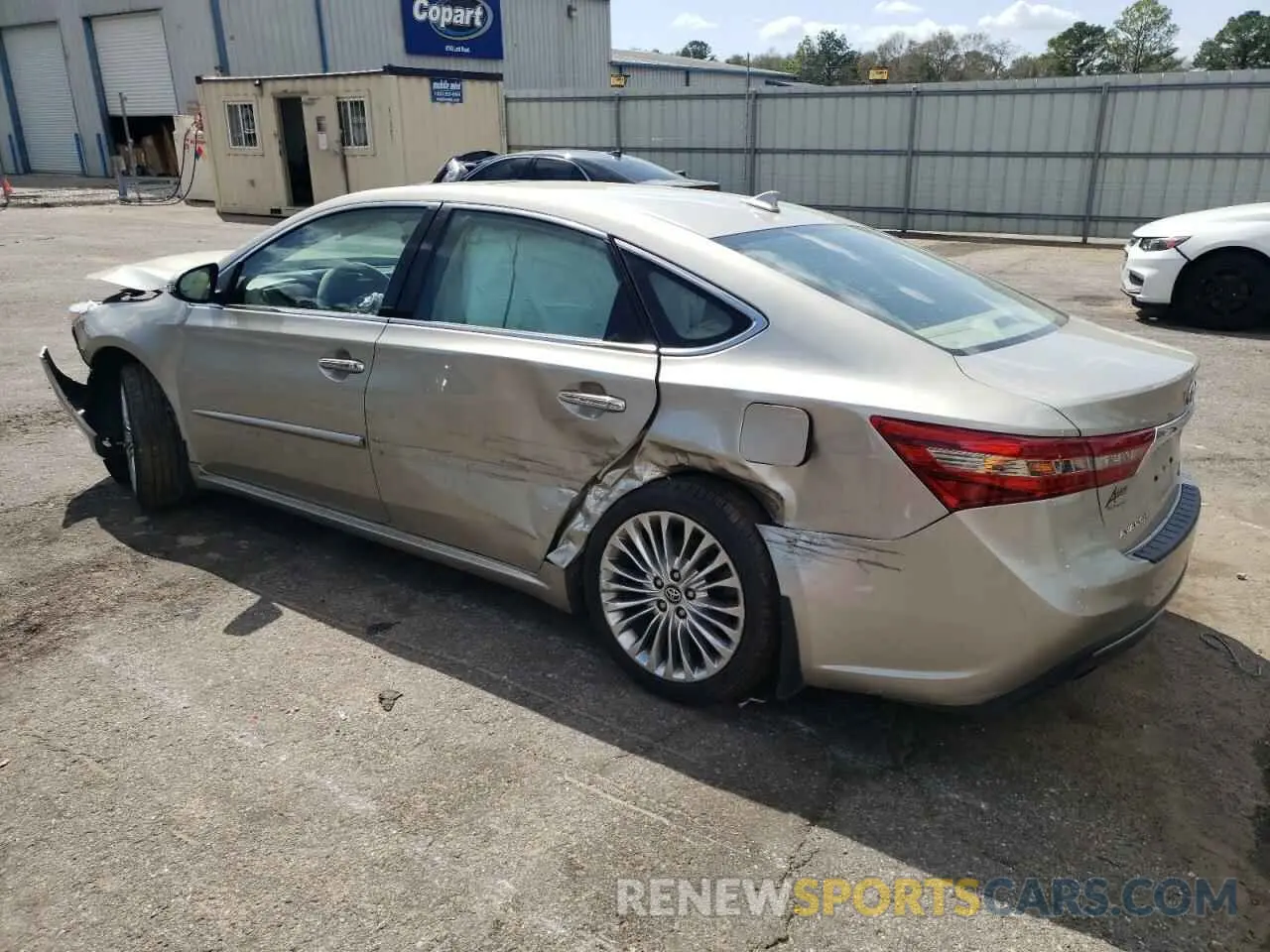 2 Photograph of a damaged car 4T1BK1EB2HU255123 TOYOTA AVALON 2017