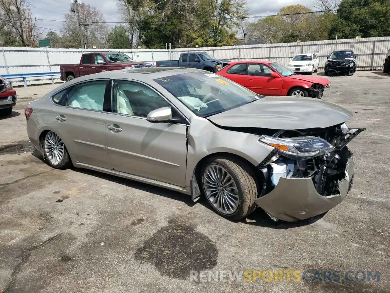 4 Photograph of a damaged car 4T1BK1EB2HU255123 TOYOTA AVALON 2017
