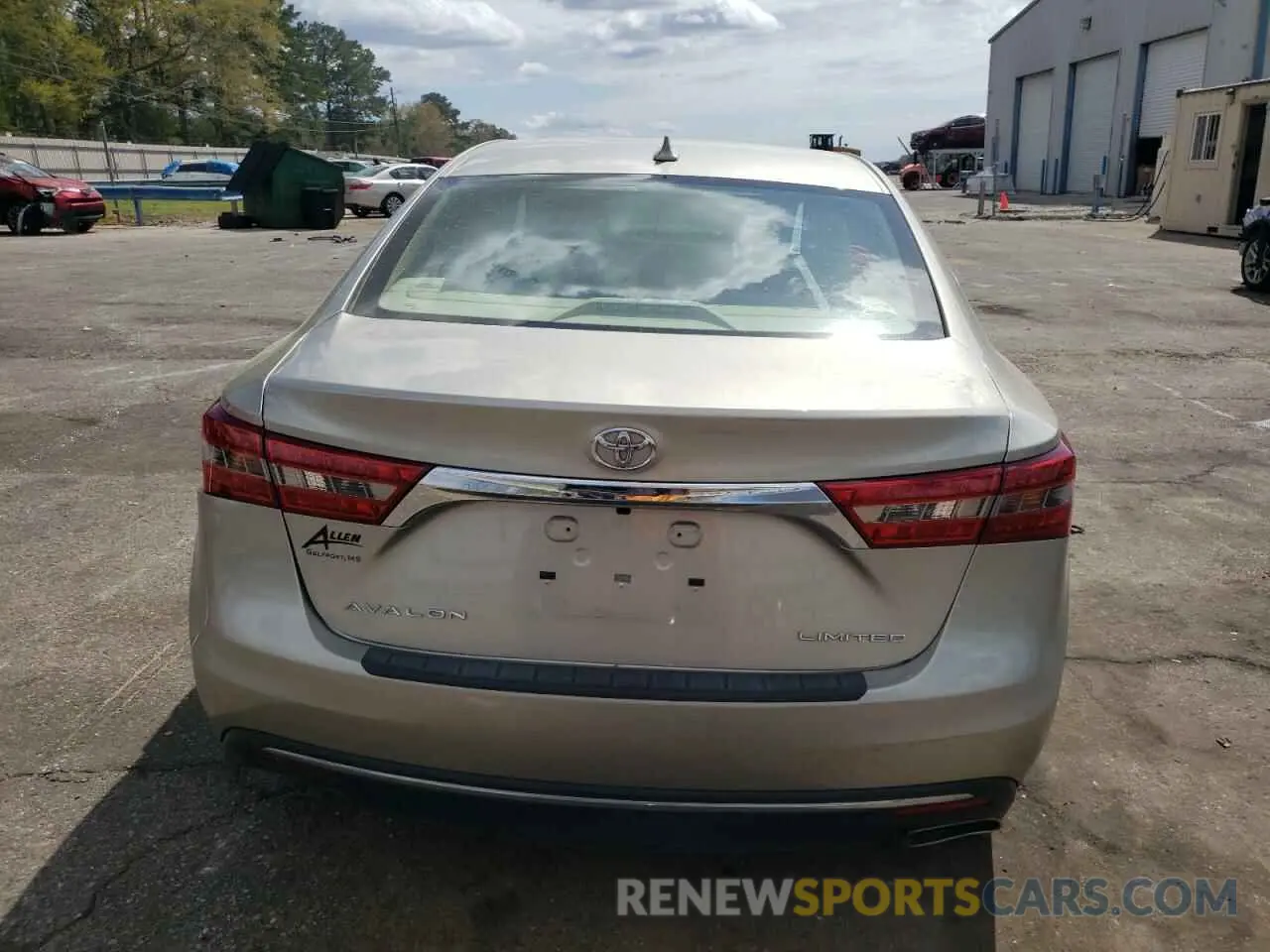 6 Photograph of a damaged car 4T1BK1EB2HU255123 TOYOTA AVALON 2017