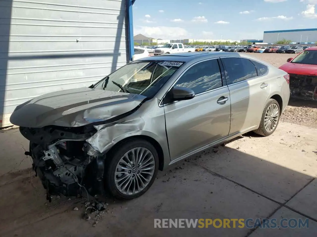 1 Photograph of a damaged car 4T1BK1EB3HU260167 TOYOTA AVALON 2017