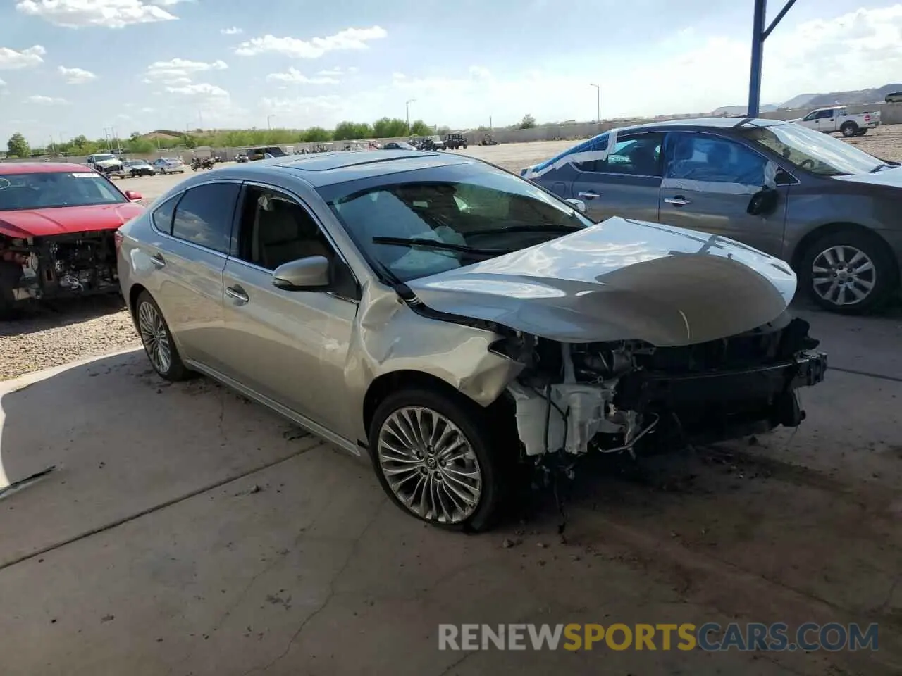 4 Photograph of a damaged car 4T1BK1EB3HU260167 TOYOTA AVALON 2017