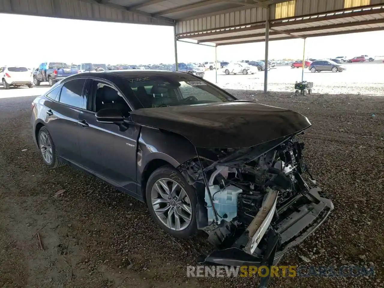 1 Photograph of a damaged car 4T1B21FB0KU007099 TOYOTA AVALON 2019