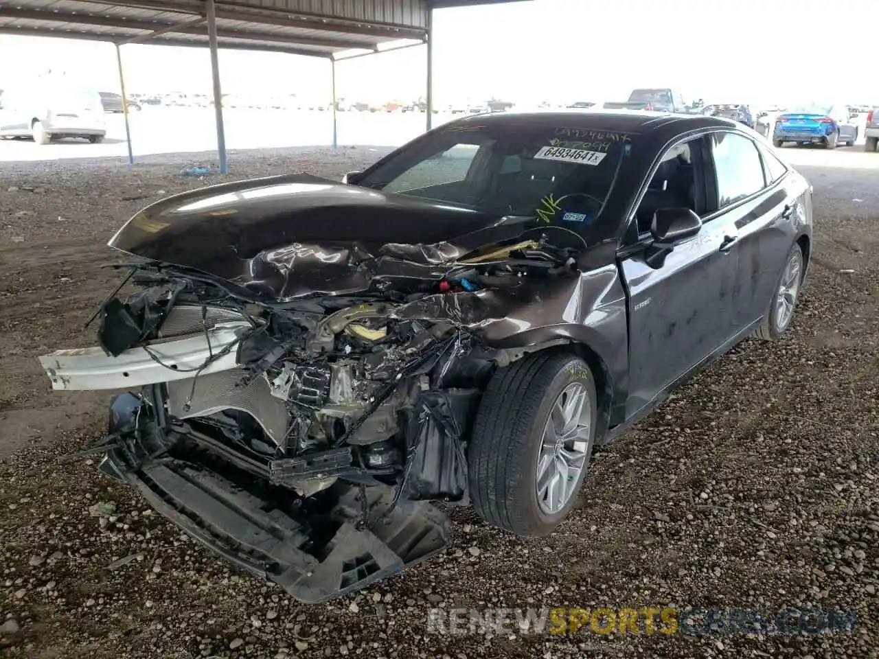 2 Photograph of a damaged car 4T1B21FB0KU007099 TOYOTA AVALON 2019