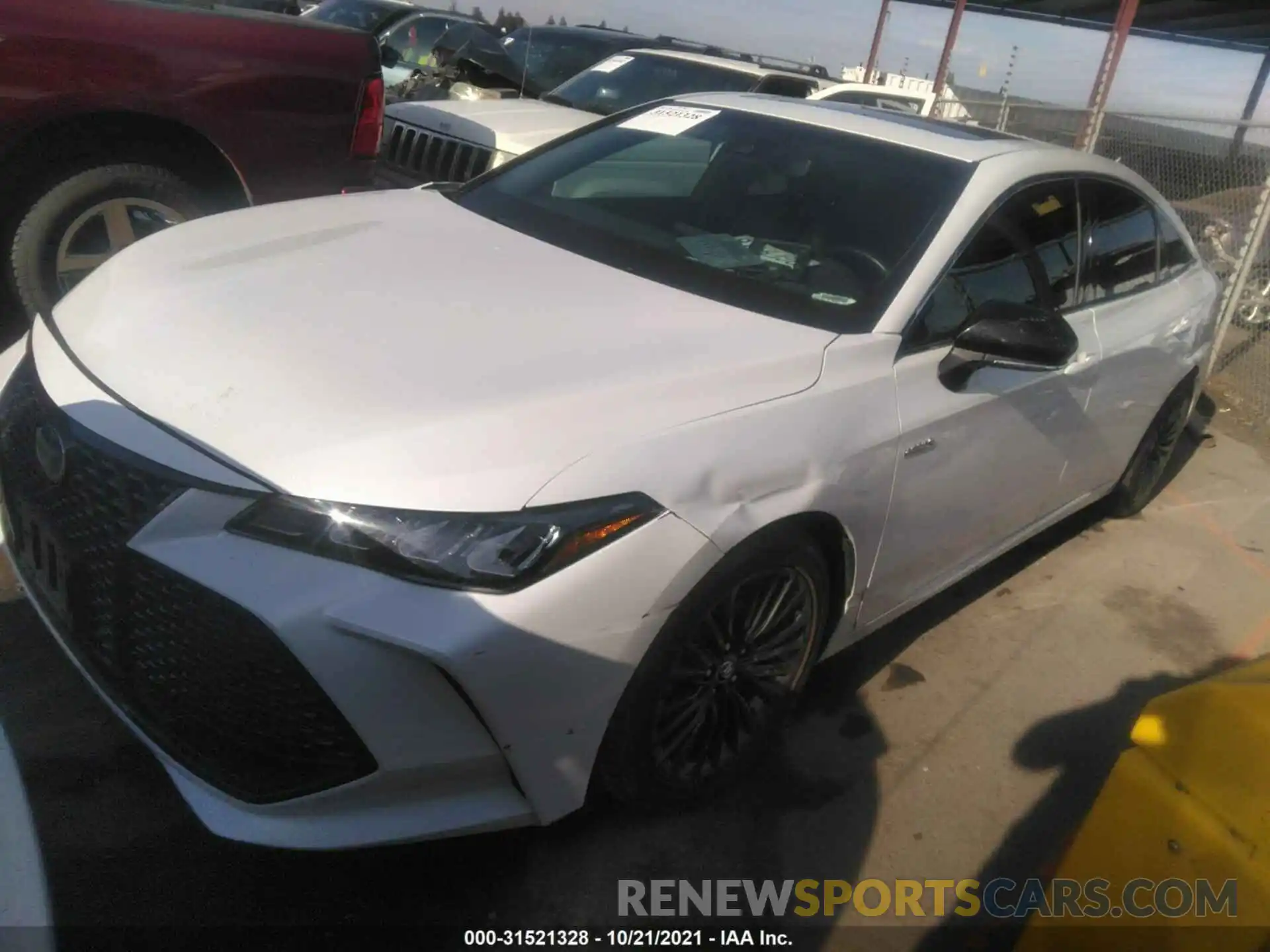 2 Photograph of a damaged car 4T1B21FB1KU004826 TOYOTA AVALON 2019