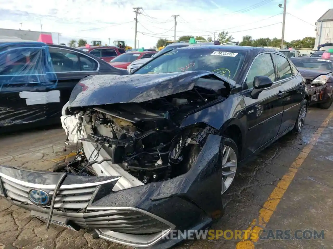 2 Photograph of a damaged car 4T1B21FB1KU008181 TOYOTA AVALON 2019