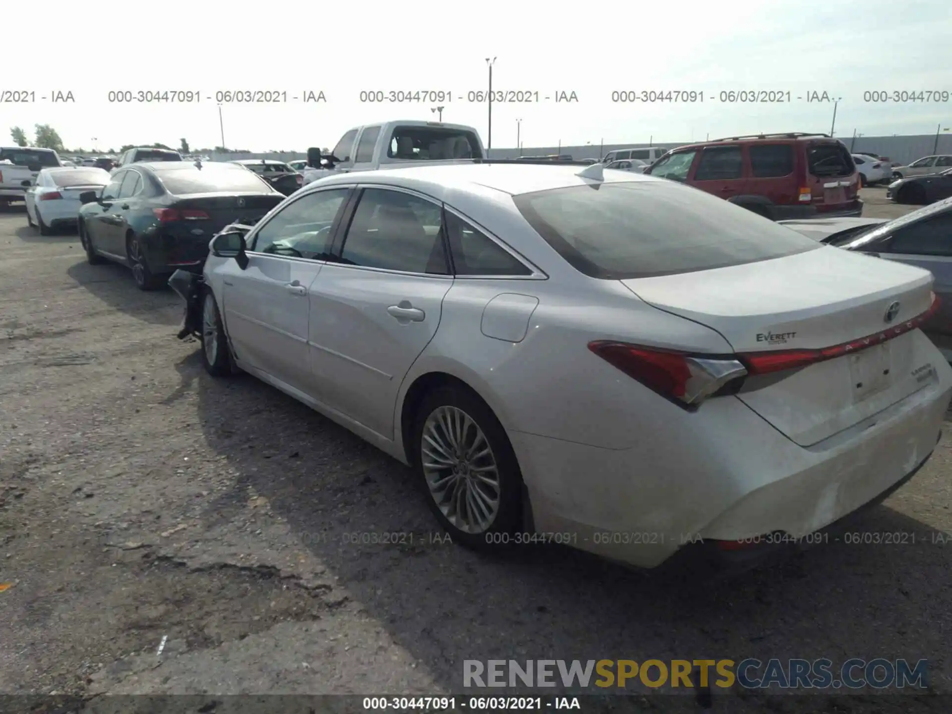 3 Photograph of a damaged car 4T1B21FB2KU006651 TOYOTA AVALON 2019