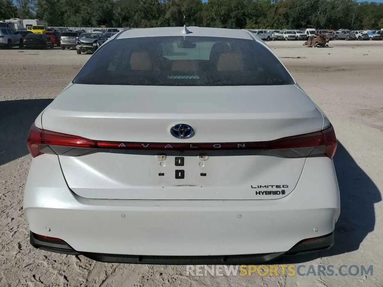 6 Photograph of a damaged car 4T1B21FB2KU009078 TOYOTA AVALON 2019