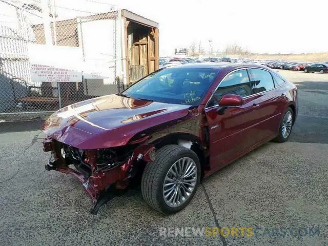 2 Photograph of a damaged car 4T1B21FB3KU003886 TOYOTA AVALON 2019