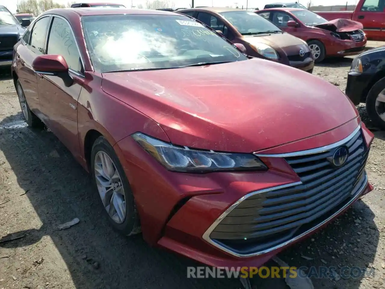 1 Photograph of a damaged car 4T1B21FB6KU004479 TOYOTA AVALON 2019