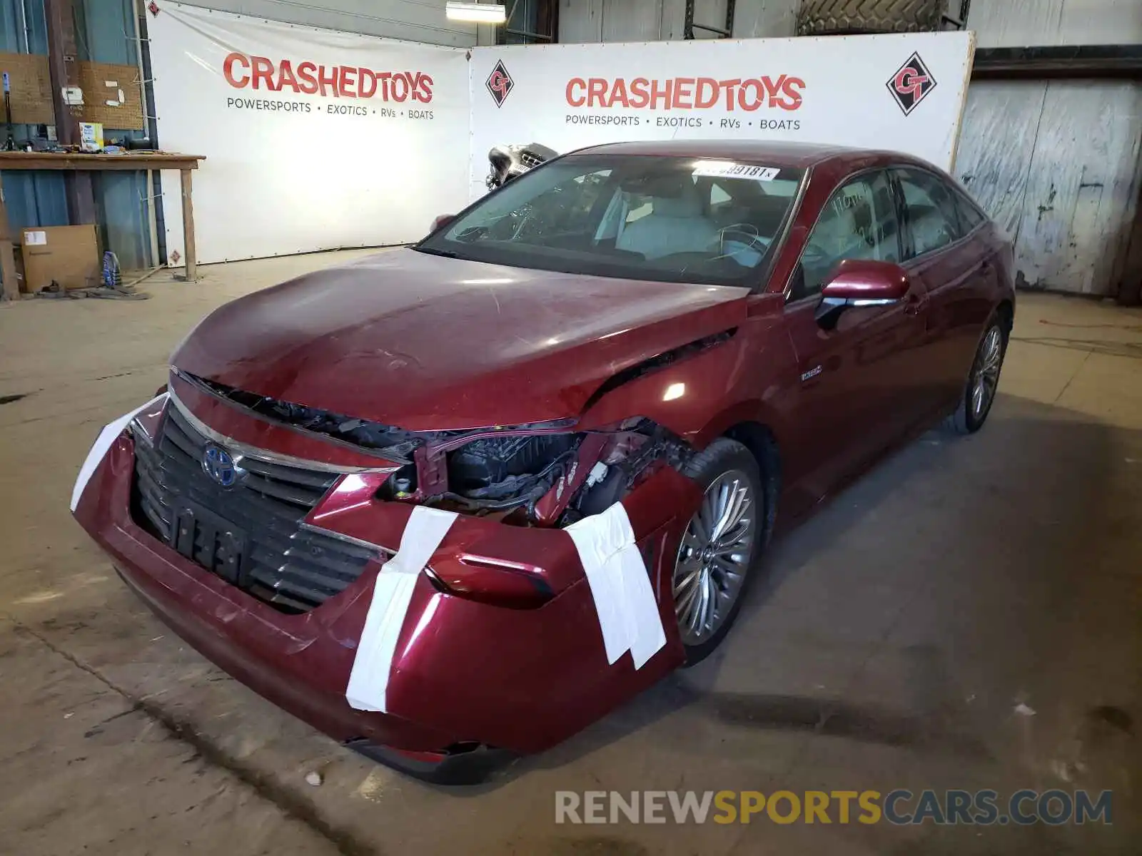 2 Photograph of a damaged car 4T1B21FB6KU006183 TOYOTA AVALON 2019