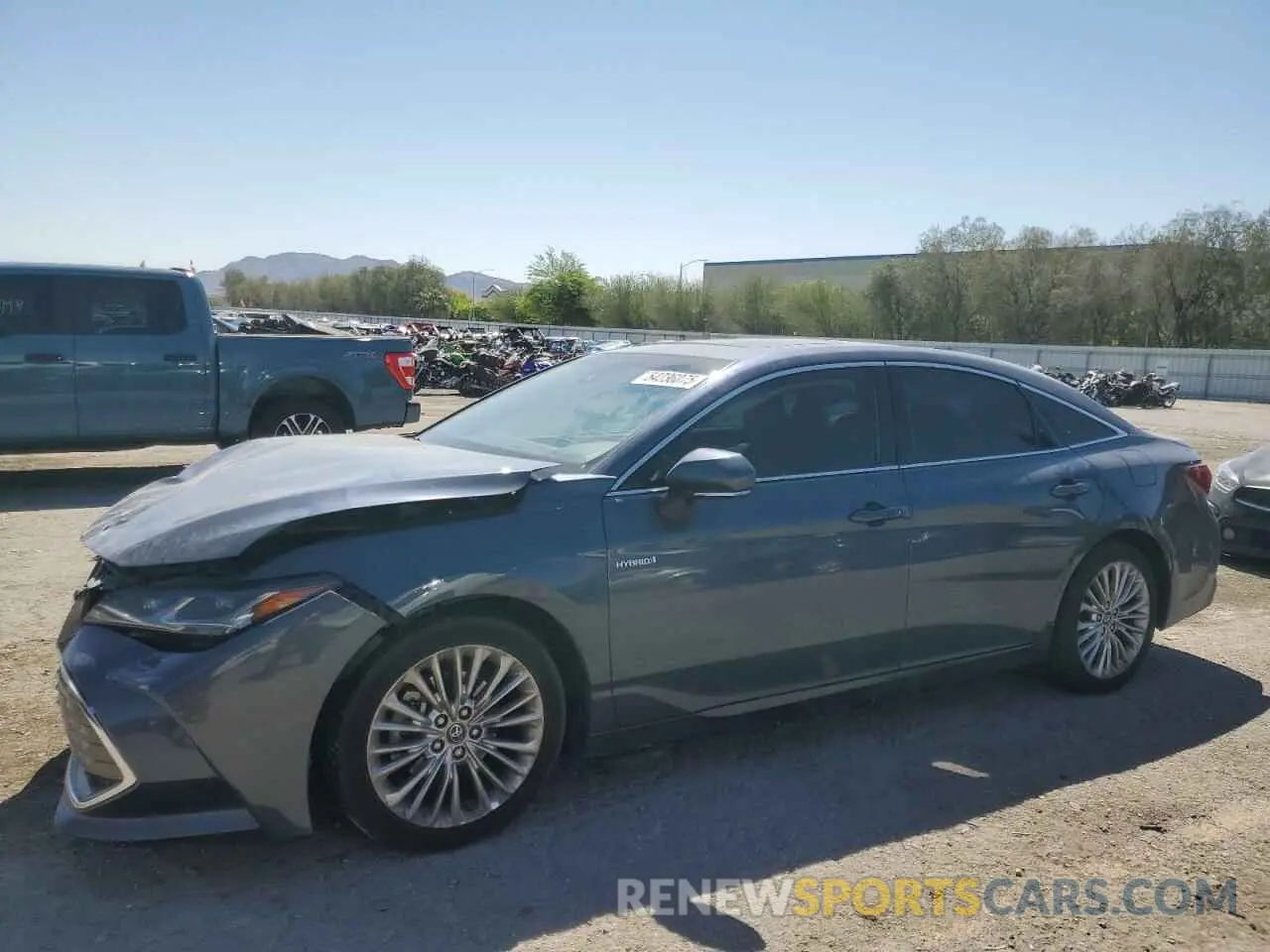 1 Photograph of a damaged car 4T1B21FB7KU002918 TOYOTA AVALON 2019