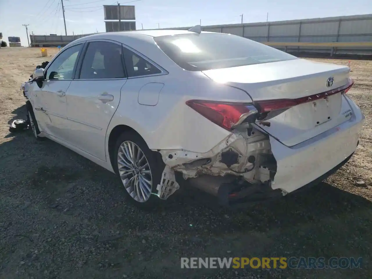 3 Photograph of a damaged car 4T1B21FB7KU003096 TOYOTA AVALON 2019