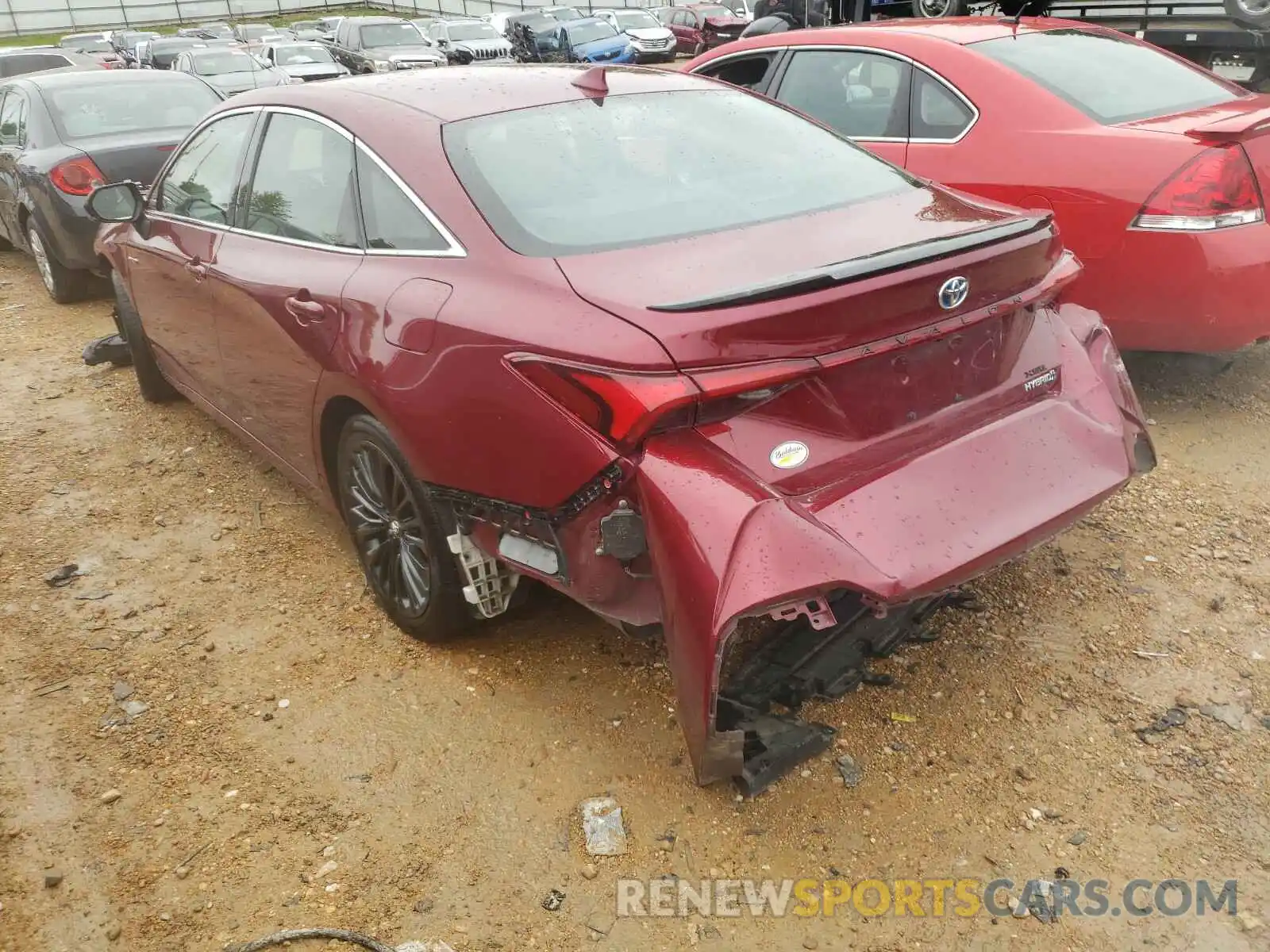 3 Photograph of a damaged car 4T1B21FB9KU002130 TOYOTA AVALON 2019