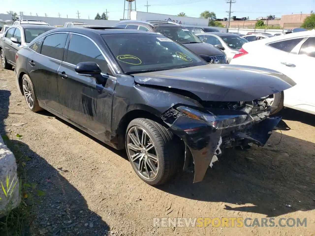 1 Photograph of a damaged car 4T1BZ1FB0KU003050 TOYOTA AVALON 2019