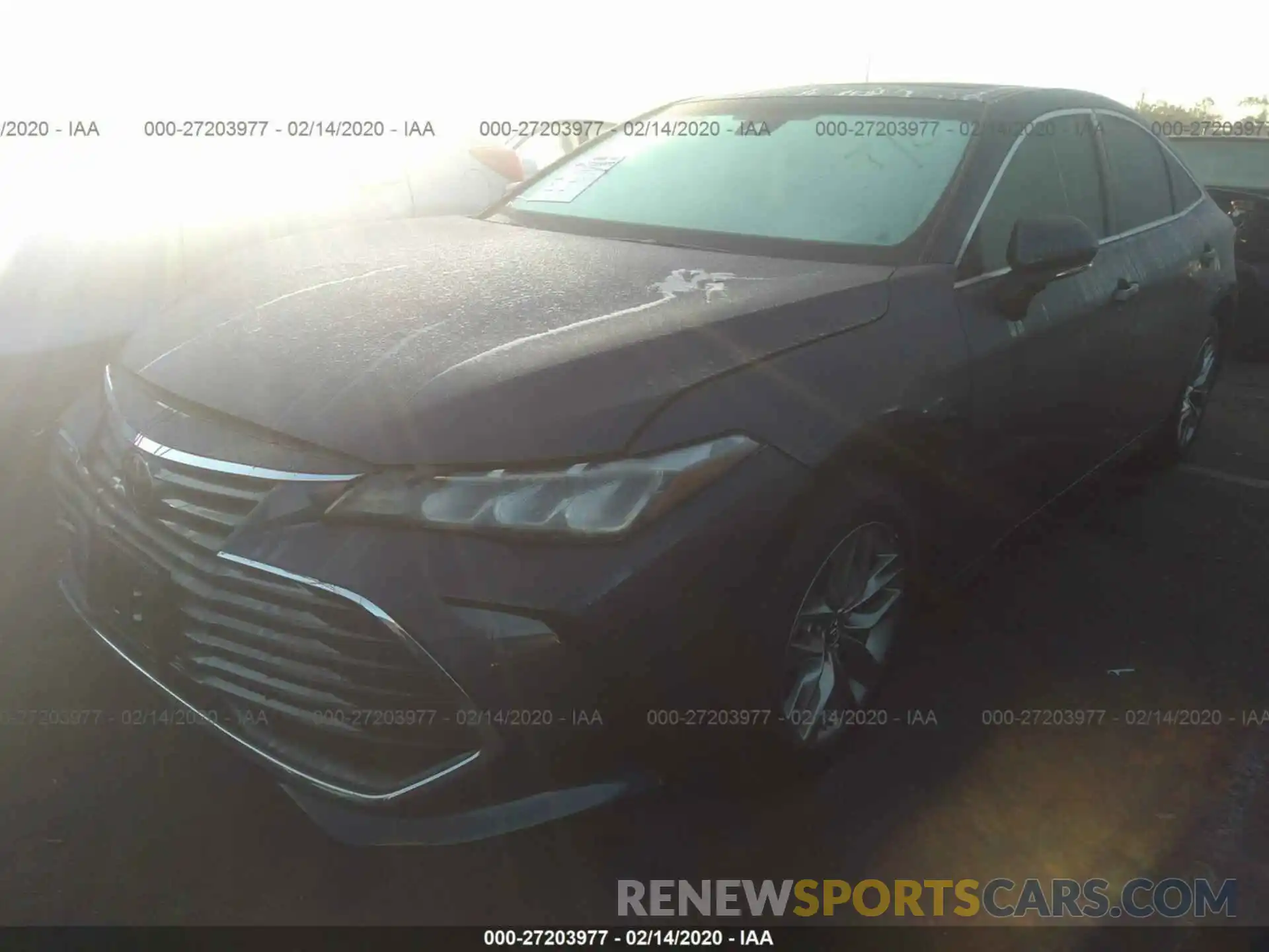 2 Photograph of a damaged car 4T1BZ1FB0KU010225 TOYOTA AVALON 2019