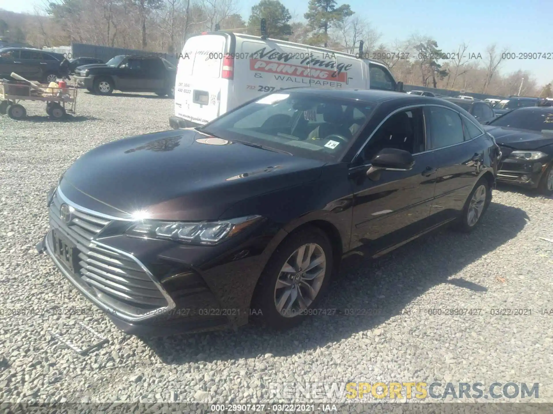 2 Photograph of a damaged car 4T1BZ1FB0KU011181 TOYOTA AVALON 2019