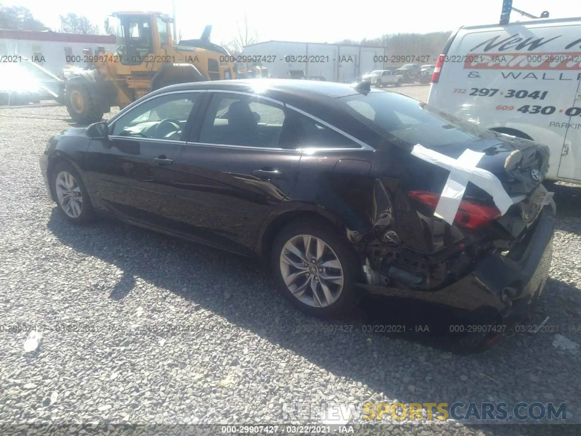 3 Photograph of a damaged car 4T1BZ1FB0KU011181 TOYOTA AVALON 2019