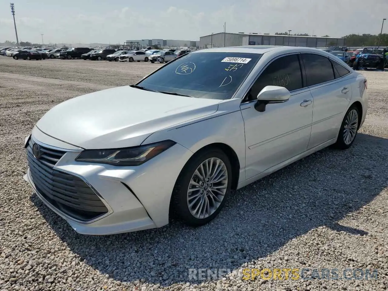 1 Photograph of a damaged car 4T1BZ1FB0KU011584 TOYOTA AVALON 2019