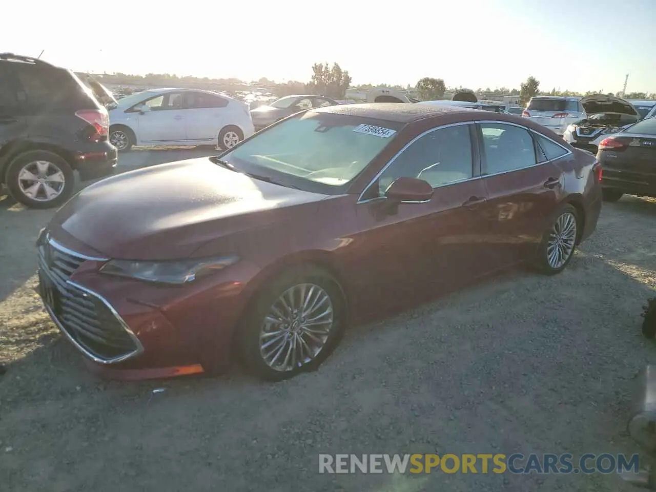 1 Photograph of a damaged car 4T1BZ1FB0KU027431 TOYOTA AVALON 2019