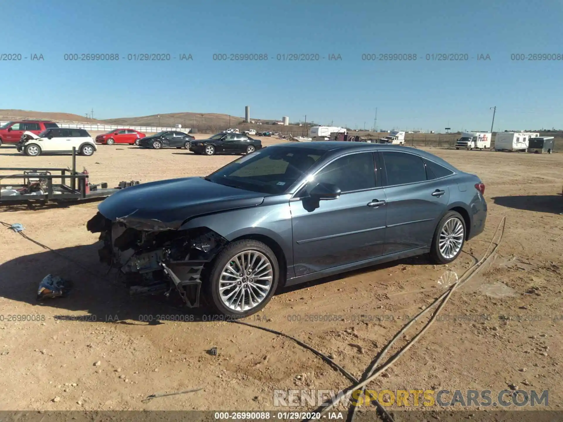 2 Photograph of a damaged car 4T1BZ1FB0KU032192 TOYOTA AVALON 2019