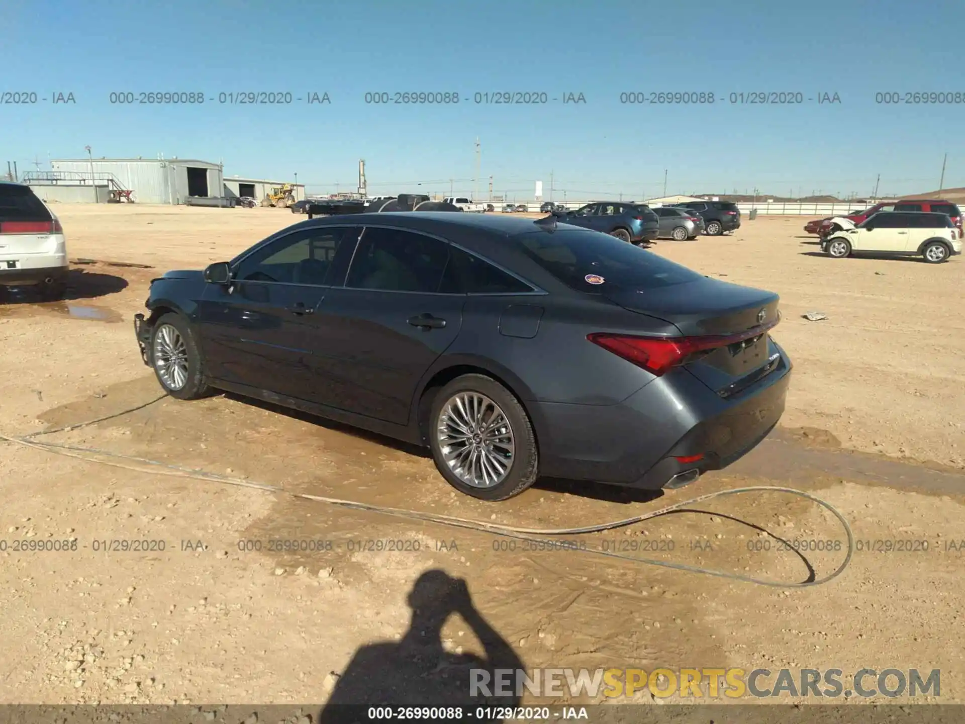 3 Photograph of a damaged car 4T1BZ1FB0KU032192 TOYOTA AVALON 2019