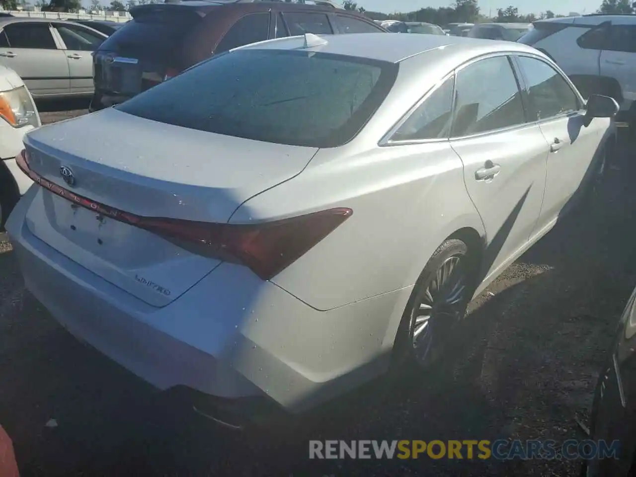 4 Photograph of a damaged car 4T1BZ1FB0KU033987 TOYOTA AVALON 2019