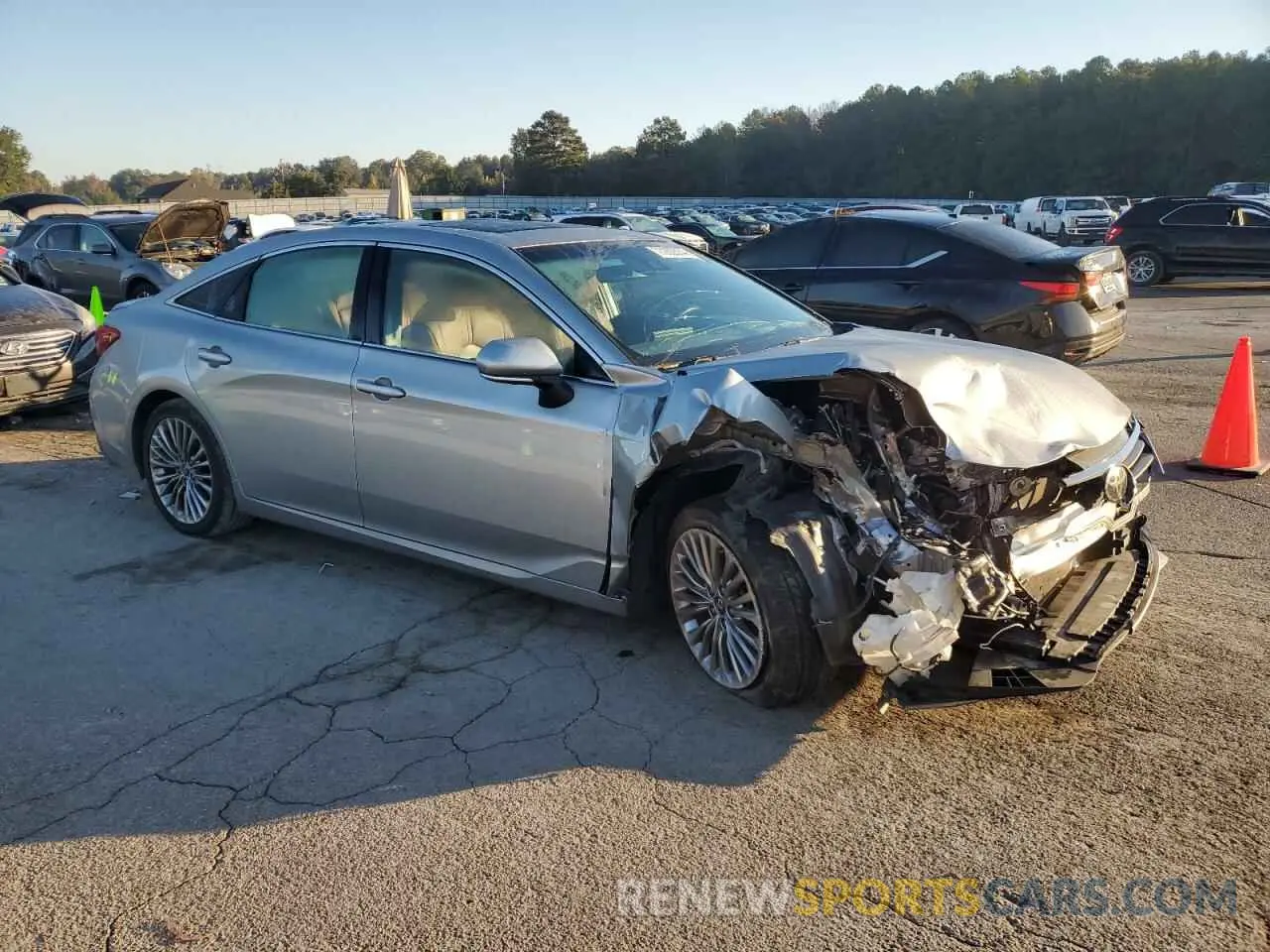 4 Photograph of a damaged car 4T1BZ1FB1KU017698 TOYOTA AVALON 2019
