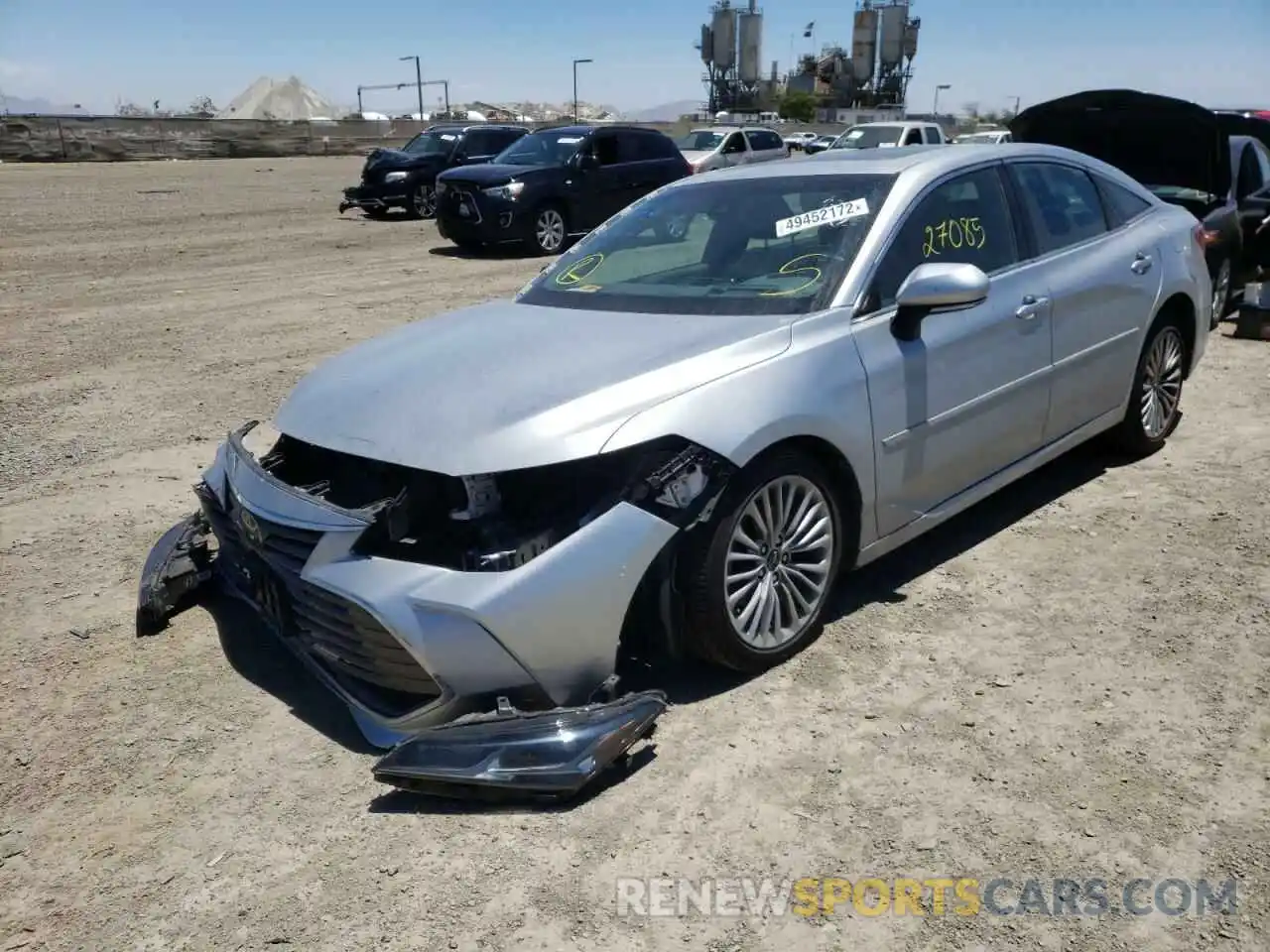 2 Photograph of a damaged car 4T1BZ1FB2KU002160 TOYOTA AVALON 2019