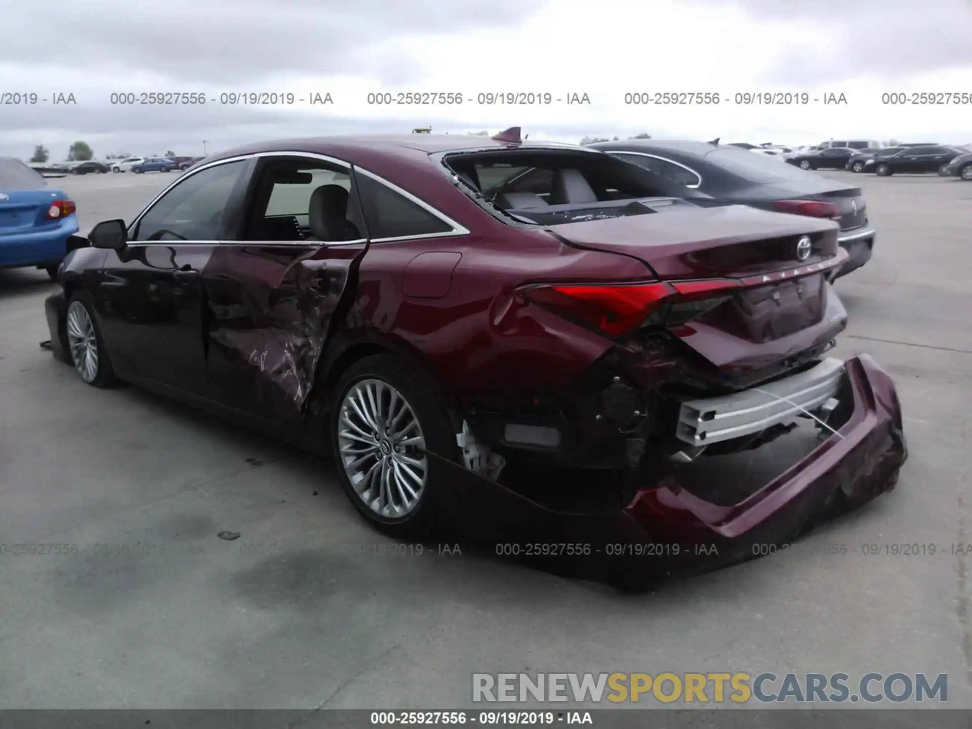 3 Photograph of a damaged car 4T1BZ1FB2KU002644 TOYOTA AVALON 2019