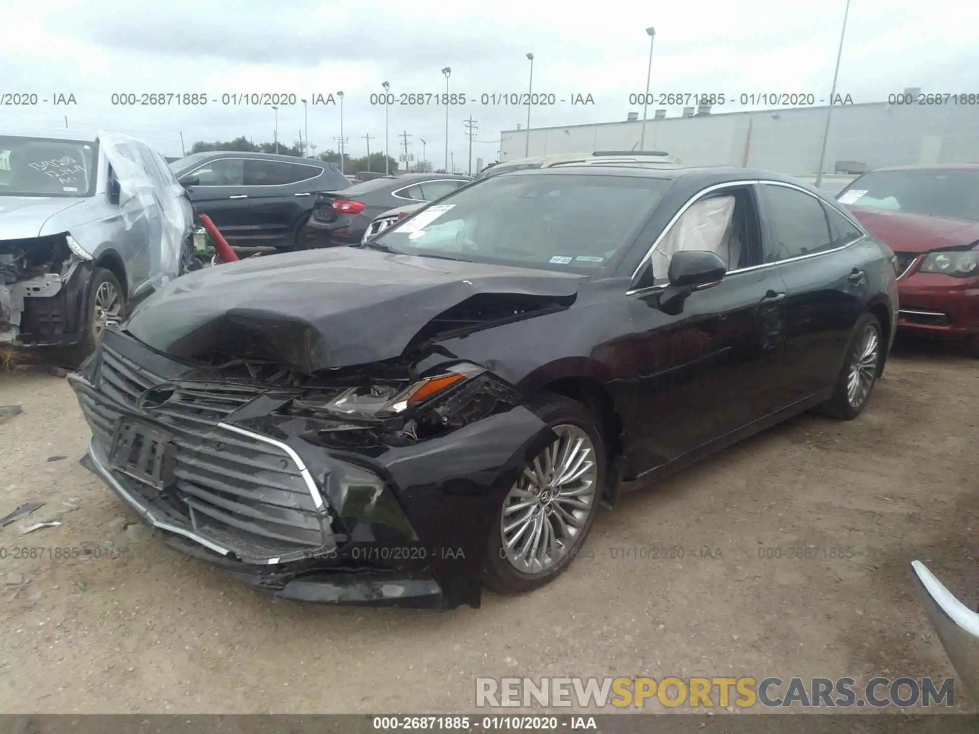 2 Photograph of a damaged car 4T1BZ1FB2KU003194 TOYOTA AVALON 2019