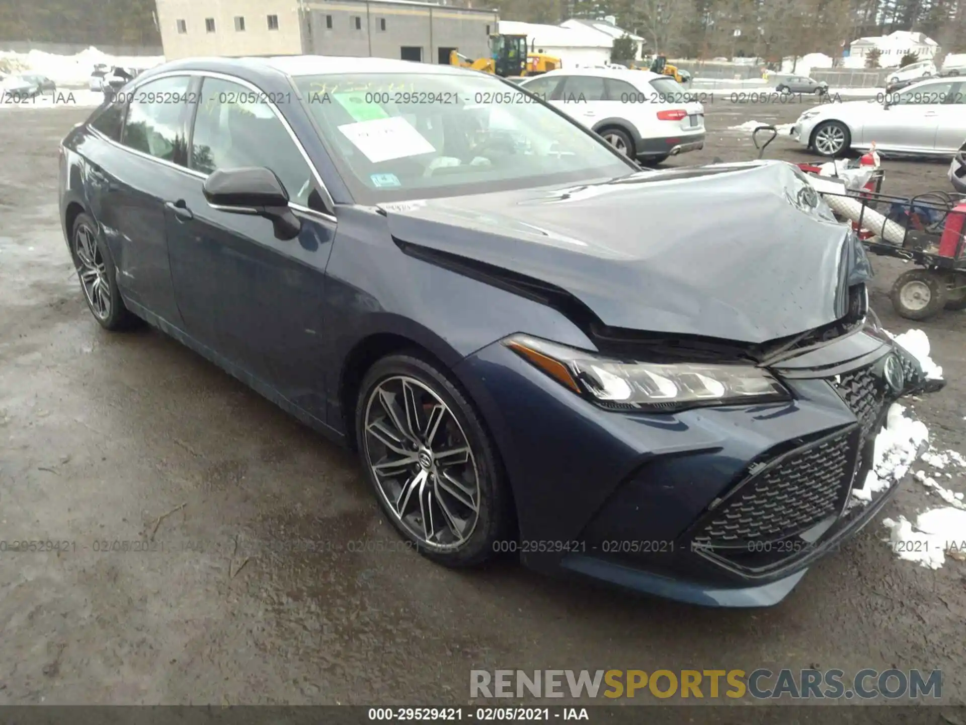 1 Photograph of a damaged car 4T1BZ1FB2KU009903 TOYOTA AVALON 2019