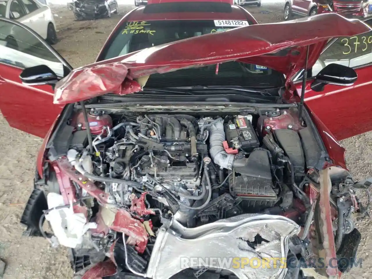 7 Photograph of a damaged car 4T1BZ1FB2KU010176 TOYOTA AVALON 2019