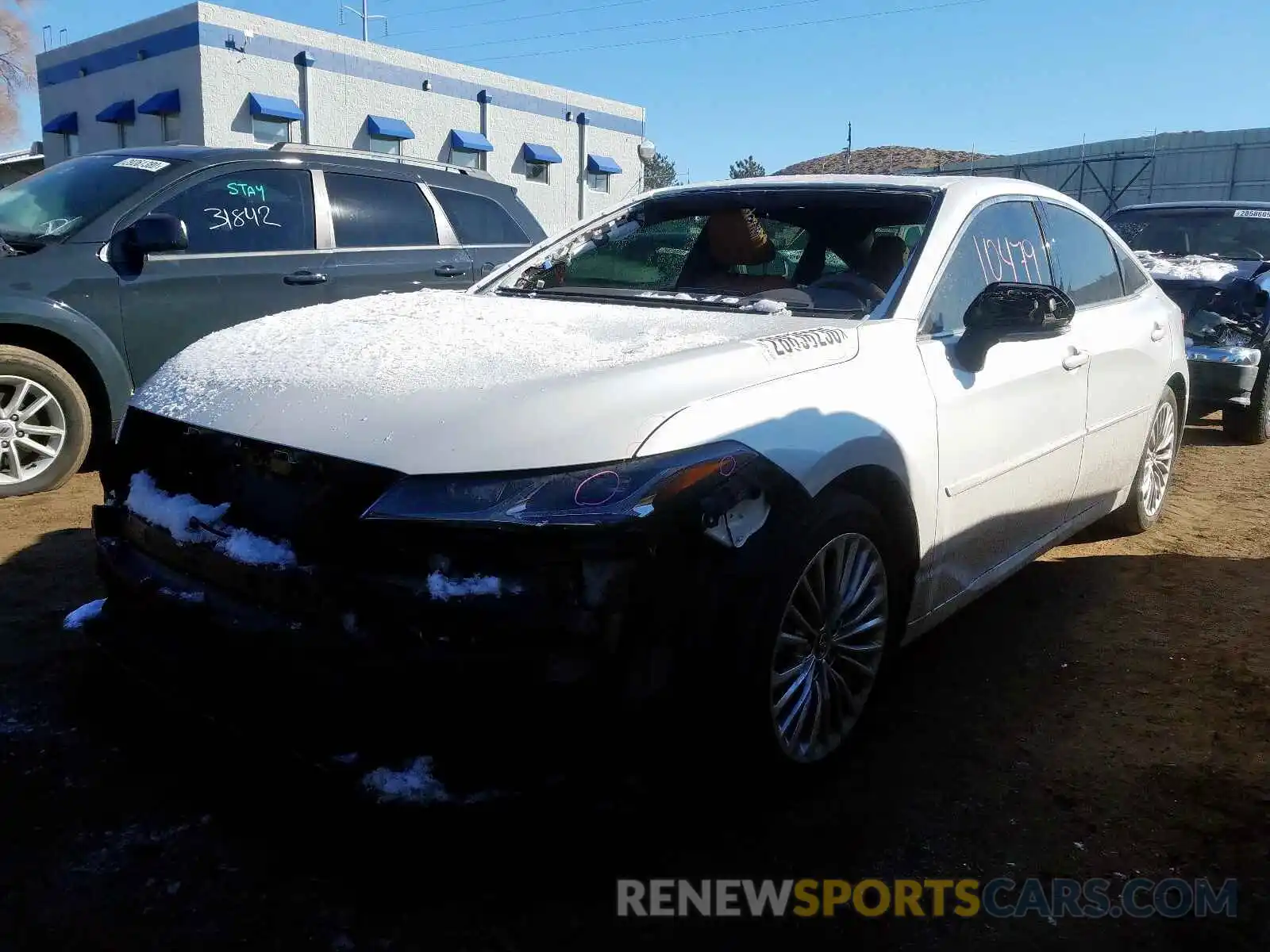 2 Photograph of a damaged car 4T1BZ1FB2KU012459 TOYOTA AVALON 2019