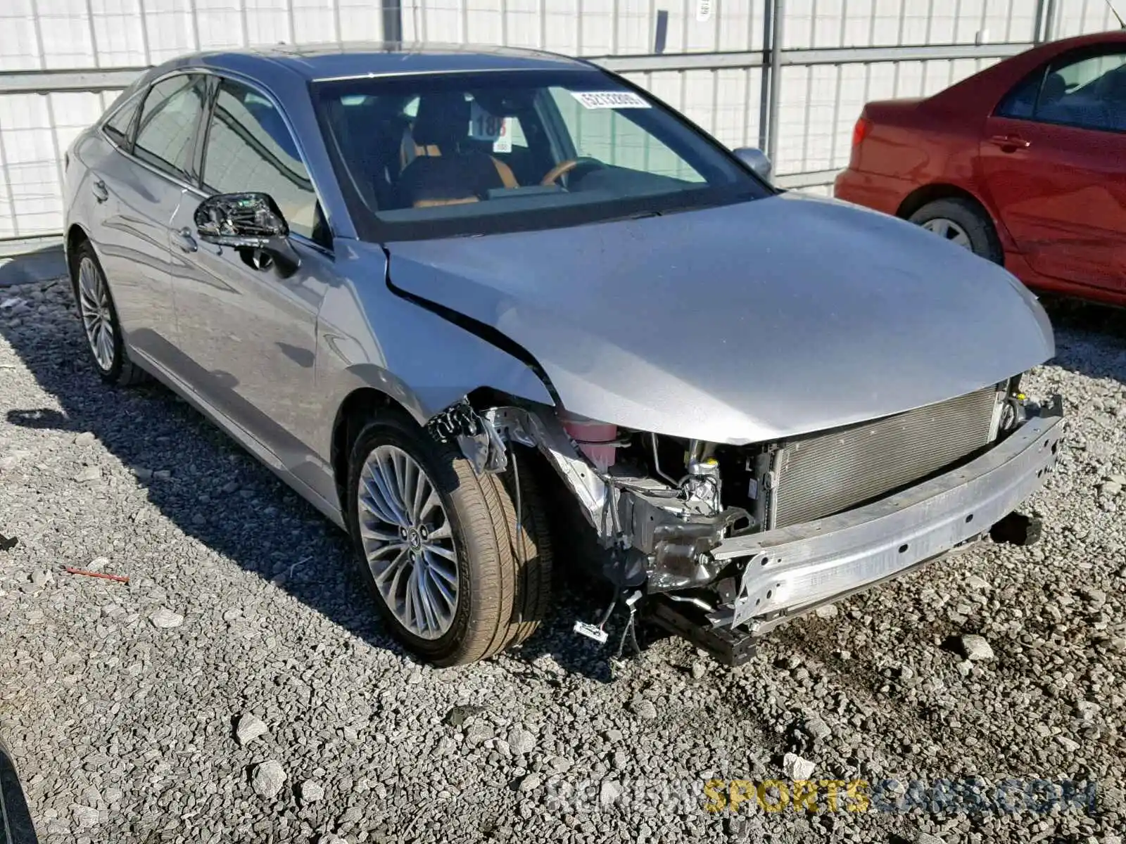 1 Photograph of a damaged car 4T1BZ1FB2KU013742 TOYOTA AVALON 2019