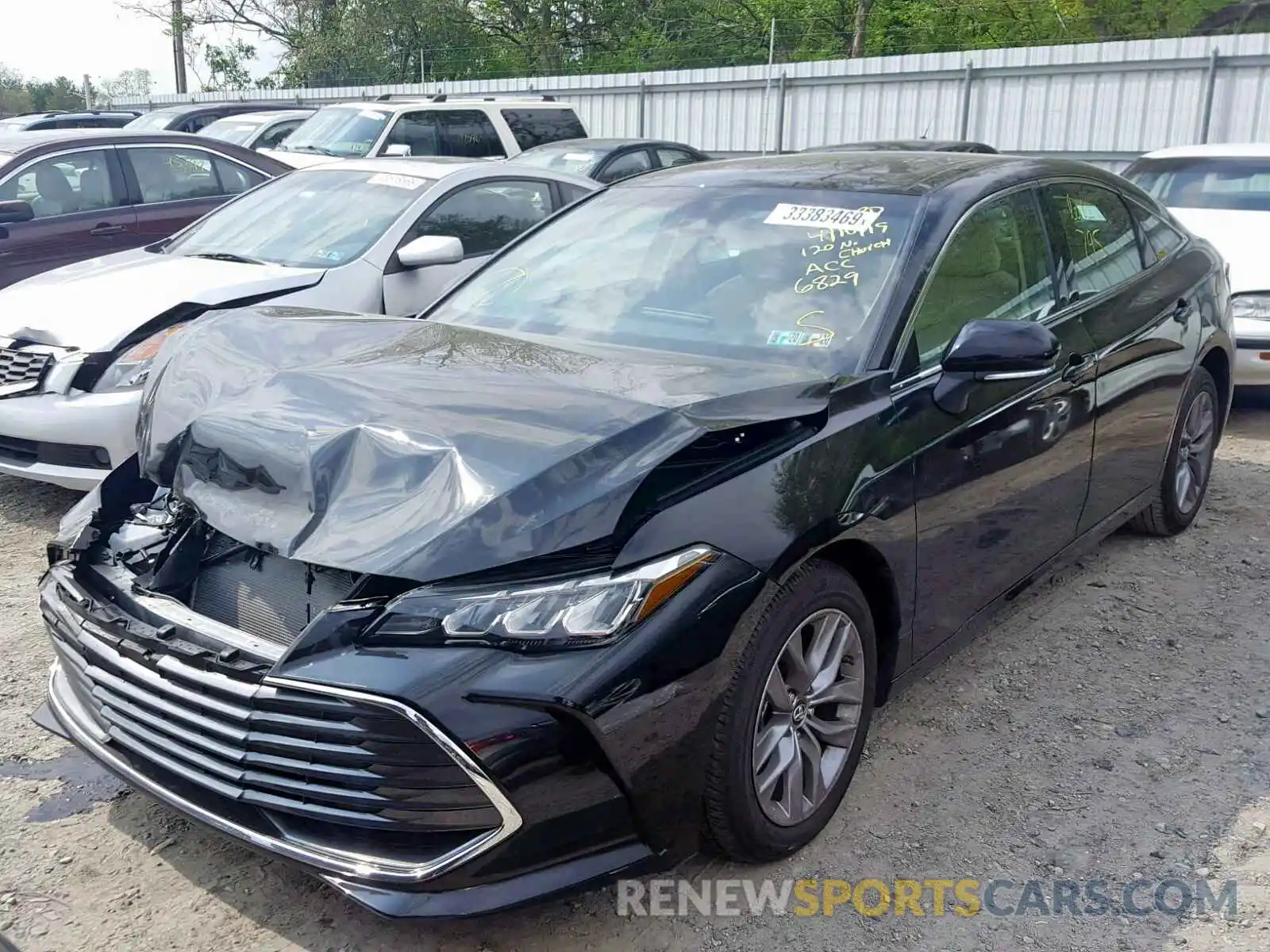 2 Photograph of a damaged car 4T1BZ1FB2KU026829 TOYOTA AVALON 2019