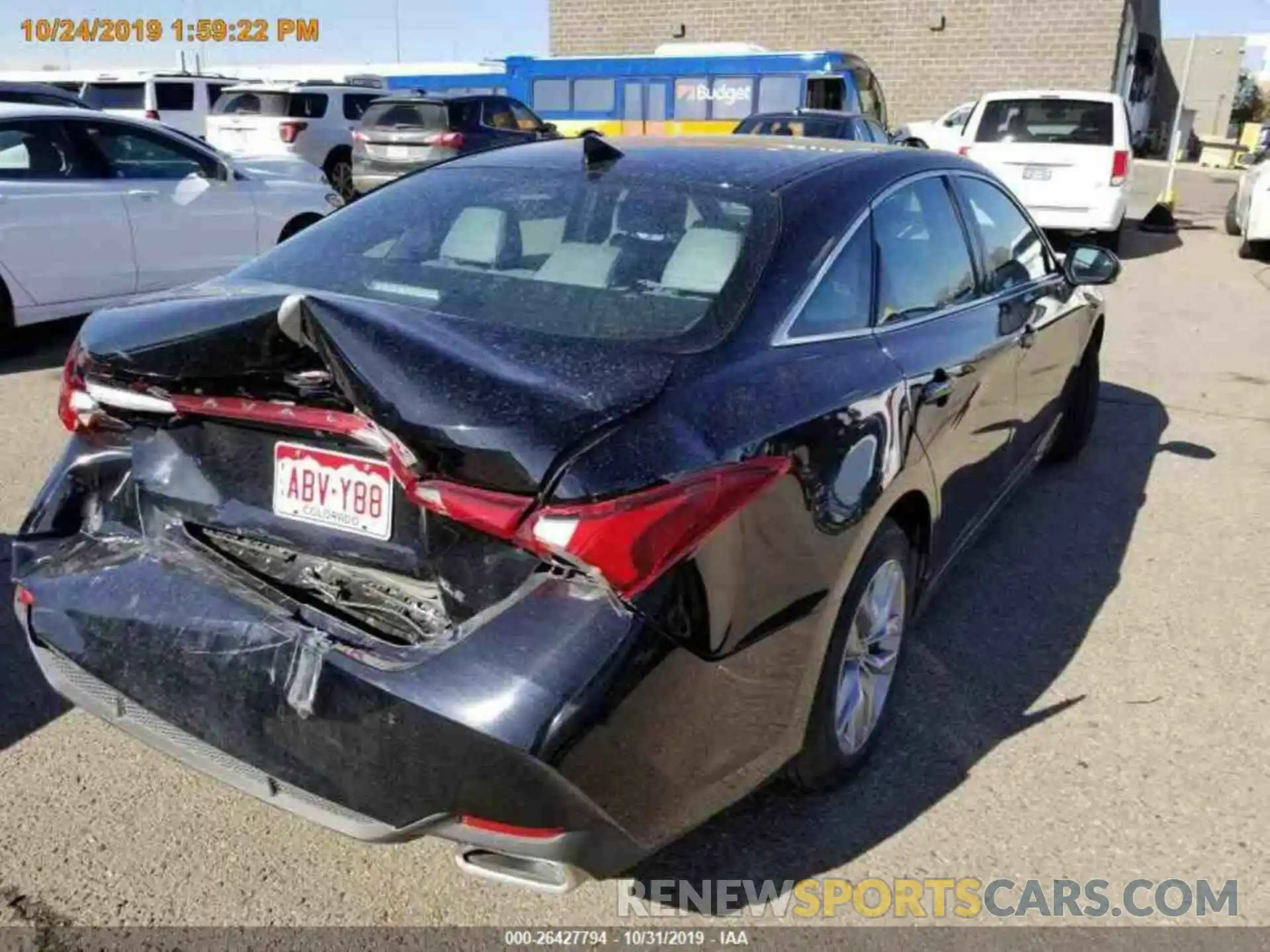 15 Photograph of a damaged car 4T1BZ1FB2KU035613 TOYOTA AVALON 2019