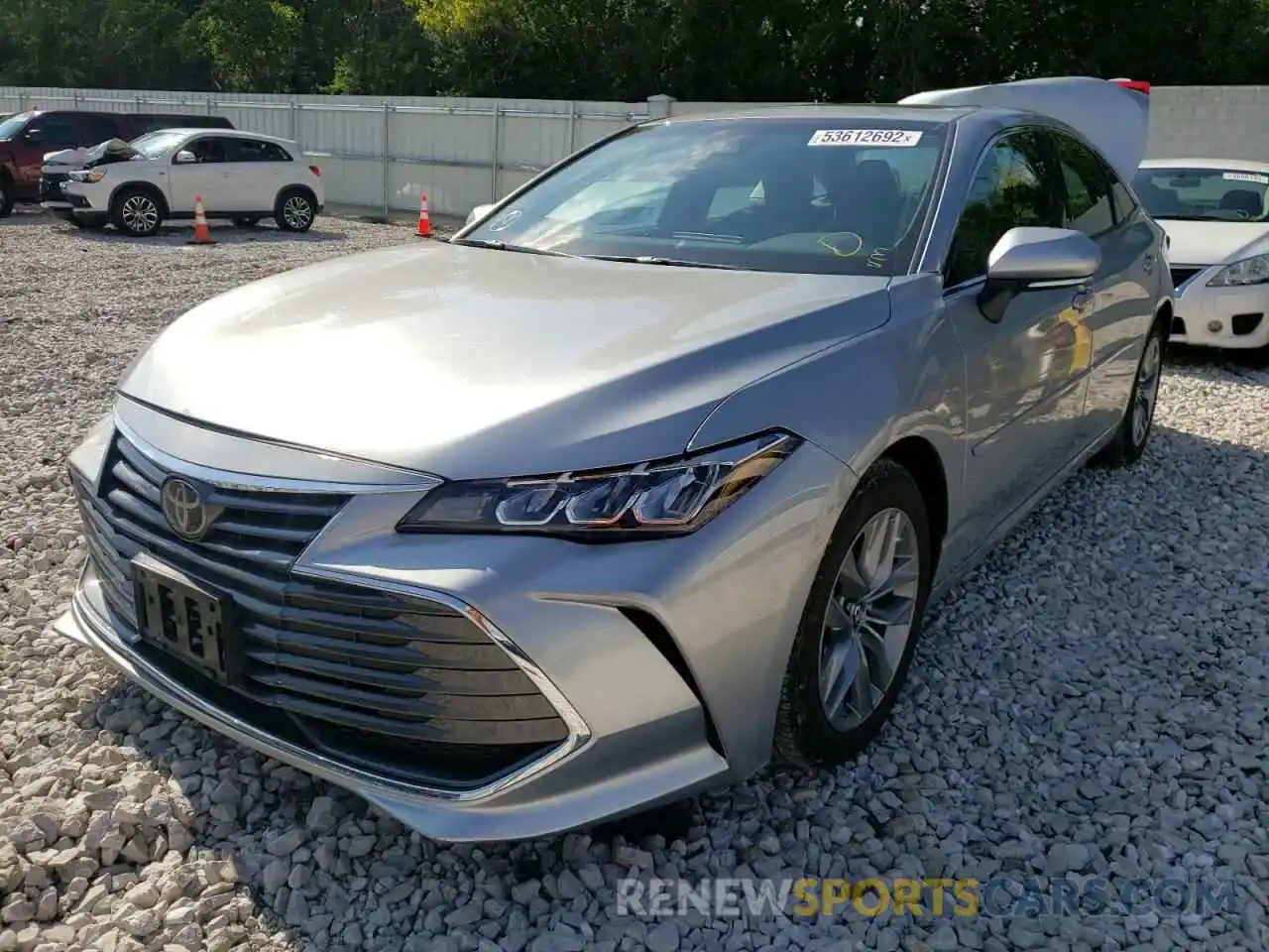 2 Photograph of a damaged car 4T1BZ1FB2KU036163 TOYOTA AVALON 2019