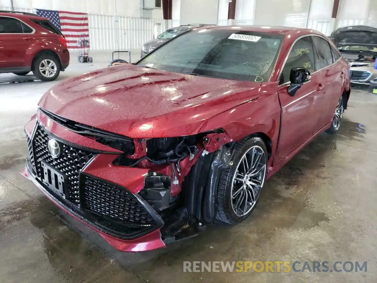 2 Photograph of a damaged car 4T1BZ1FB3KU005780 TOYOTA AVALON 2019