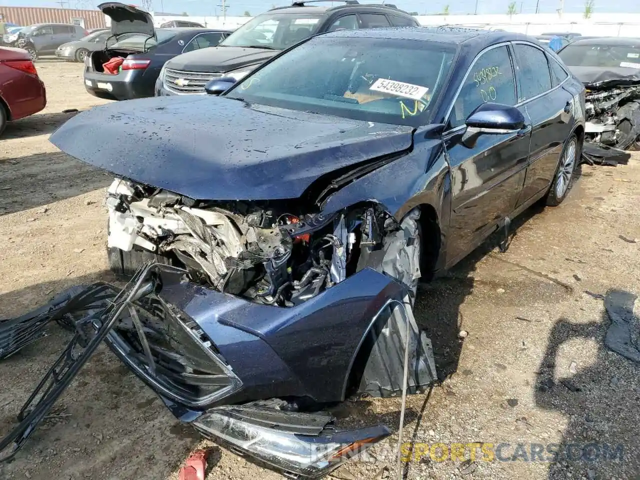 2 Photograph of a damaged car 4T1BZ1FB3KU023762 TOYOTA AVALON 2019