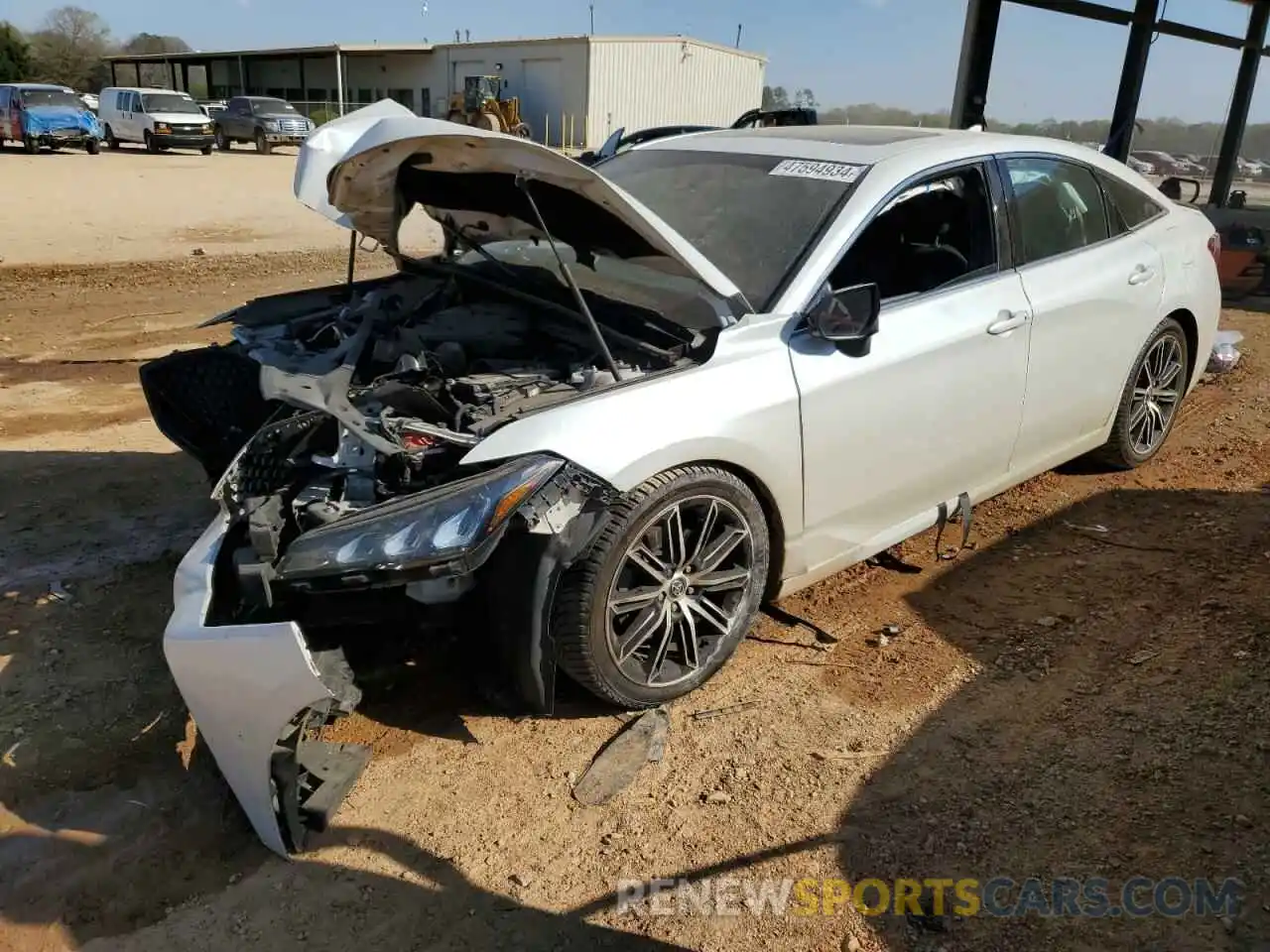 1 Photograph of a damaged car 4T1BZ1FB4KU002645 TOYOTA AVALON 2019